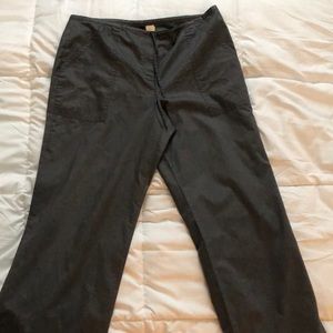 Longer length wide legged dress pant